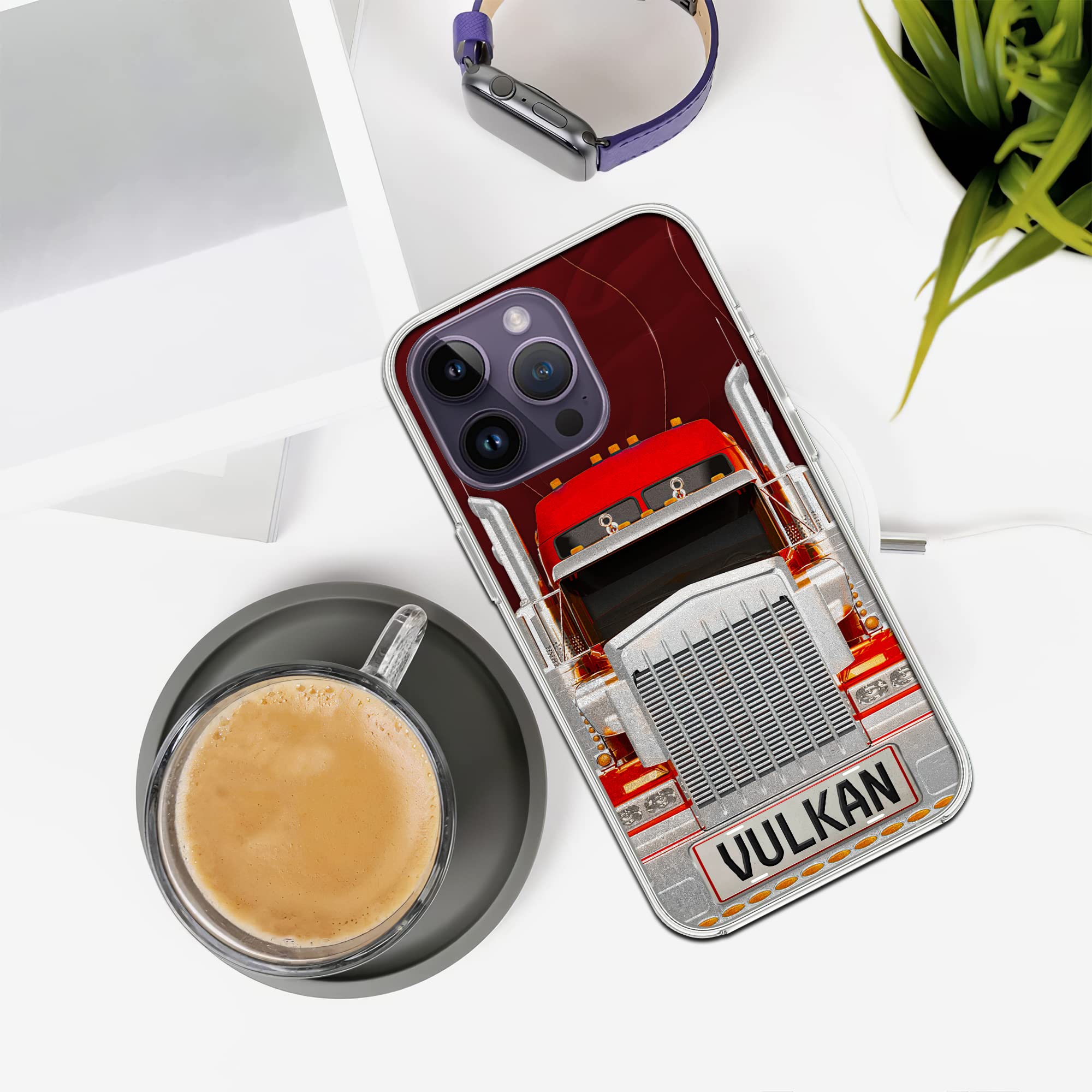 Amazon.com: CASEZILY Personalized Trucking Truck Driver Phone Case